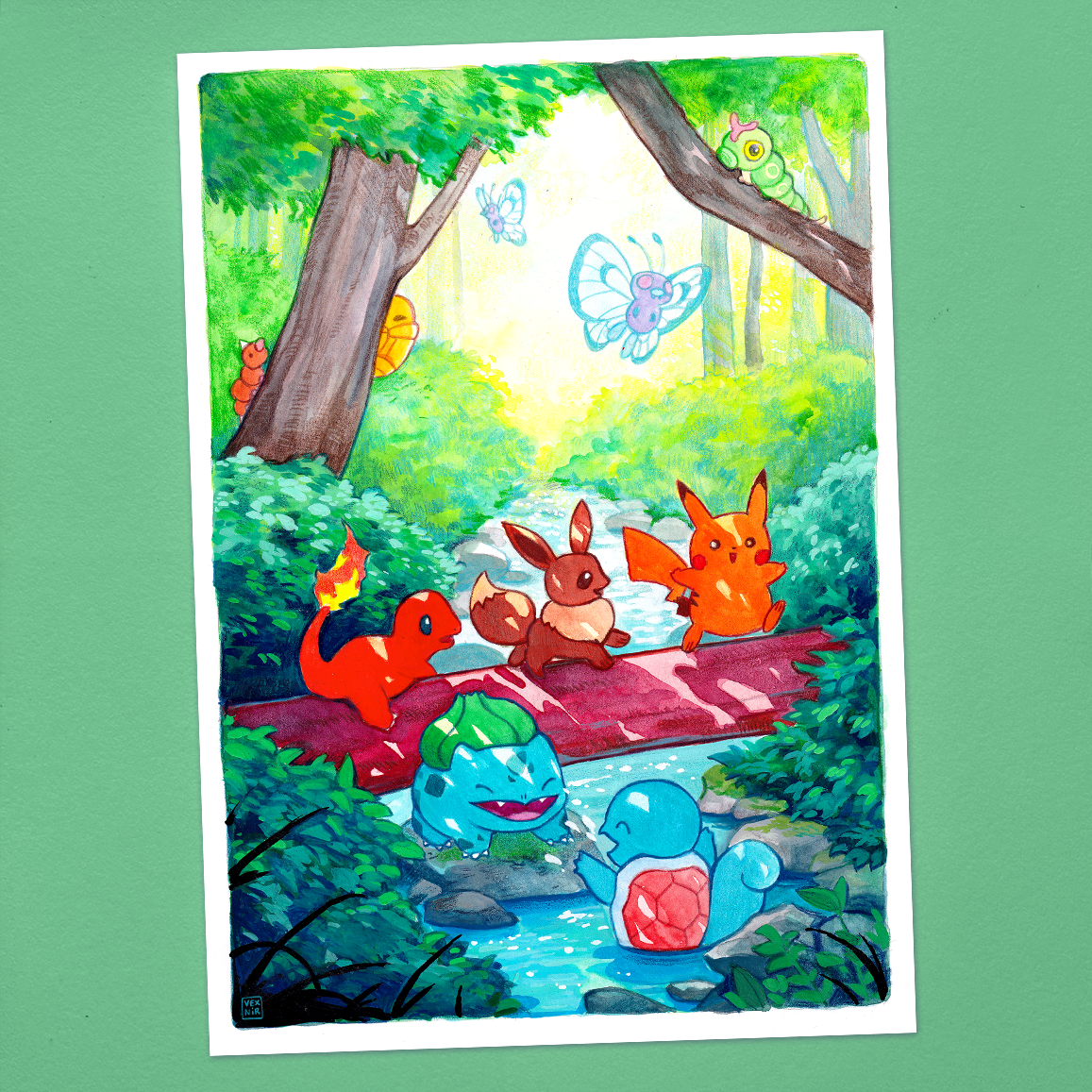 A5 Art Print | Viridian Forest