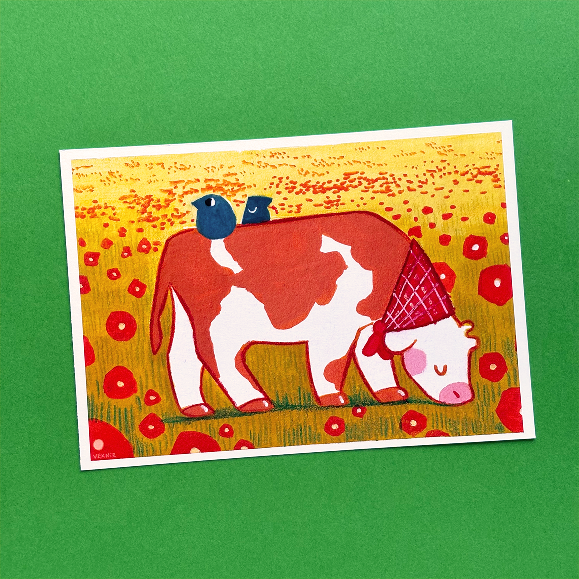 Postcard / Mini Print | Cozy Meadow