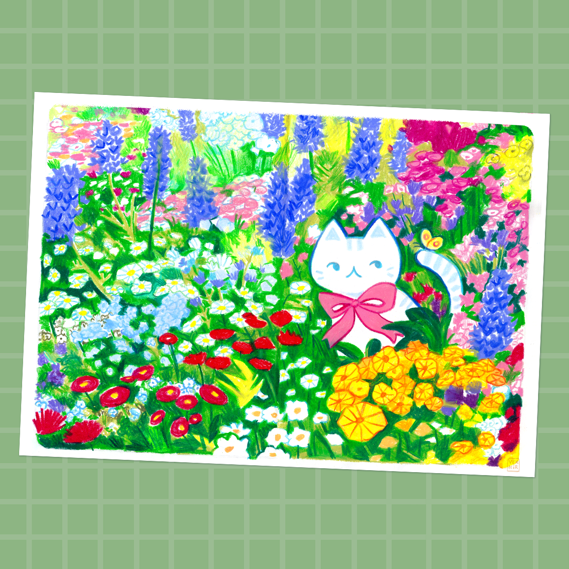 A5 Art Print | Flower Field