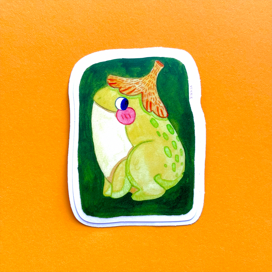 Vinyl Sticker | Happy Little Frog