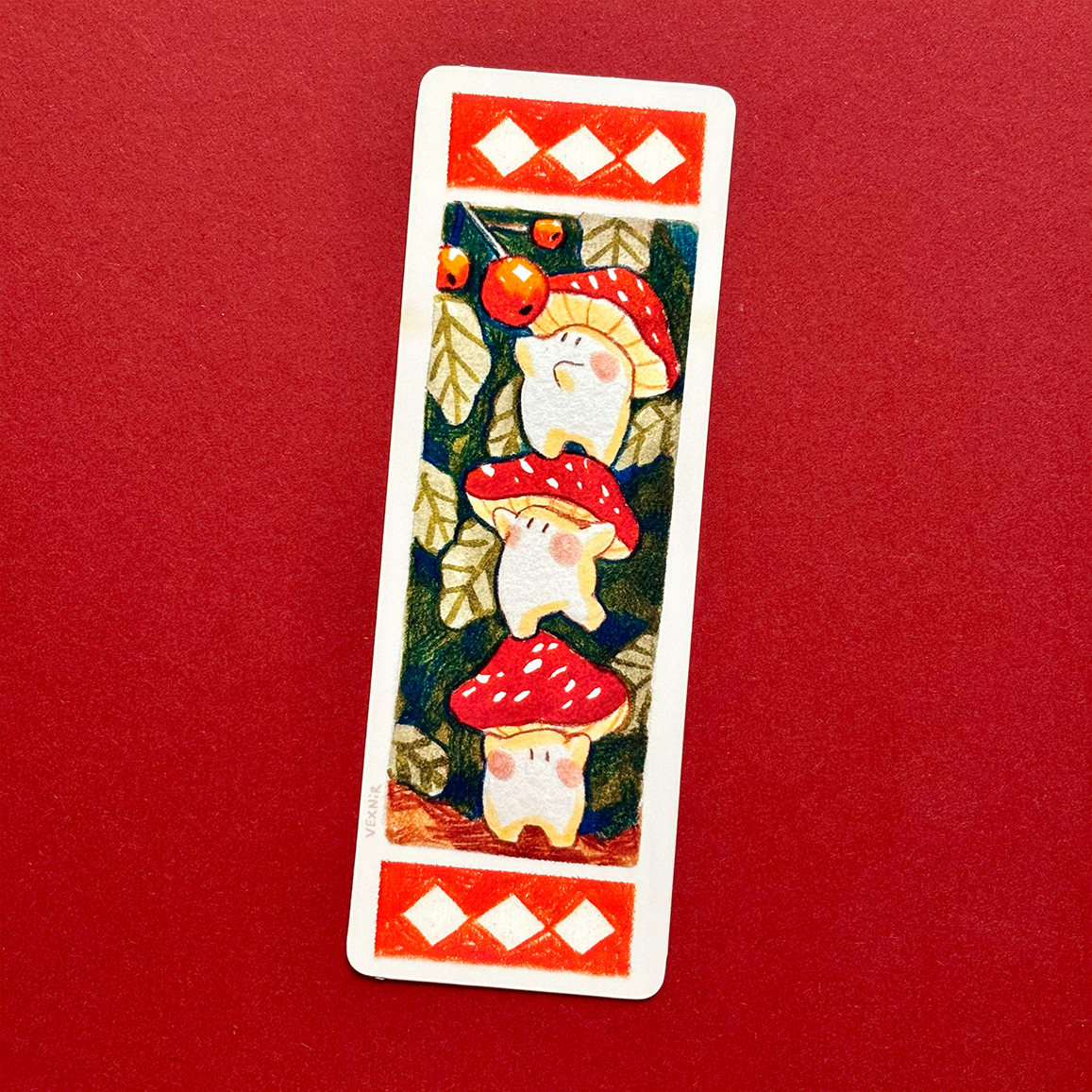 Bookmark | Mushroom Teamwork