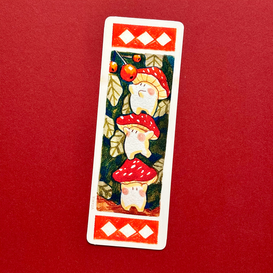 Bookmark | Mushroom Teamwork