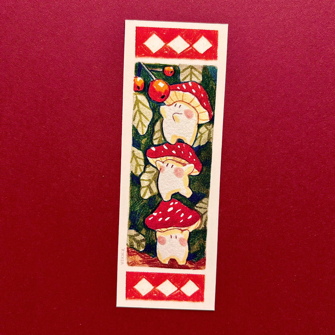 Bookmark | Mushroom Teamwork