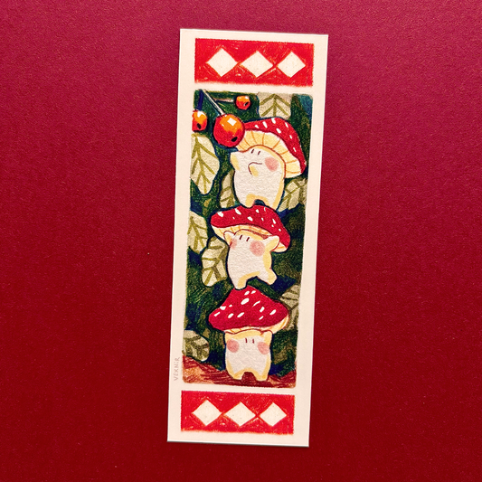 Bookmark | Mushroom Teamwork