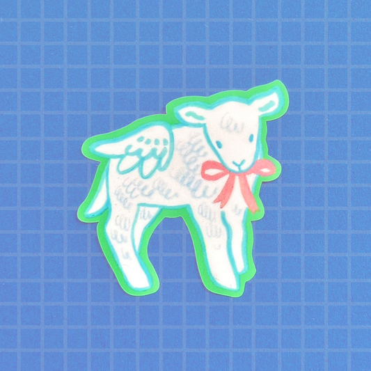 Vinyl Sticker | Angel Sheep