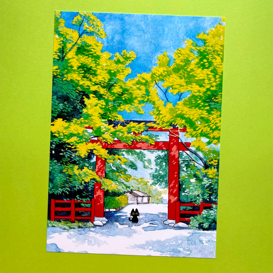A5 Art Print | Greeting at the Gate