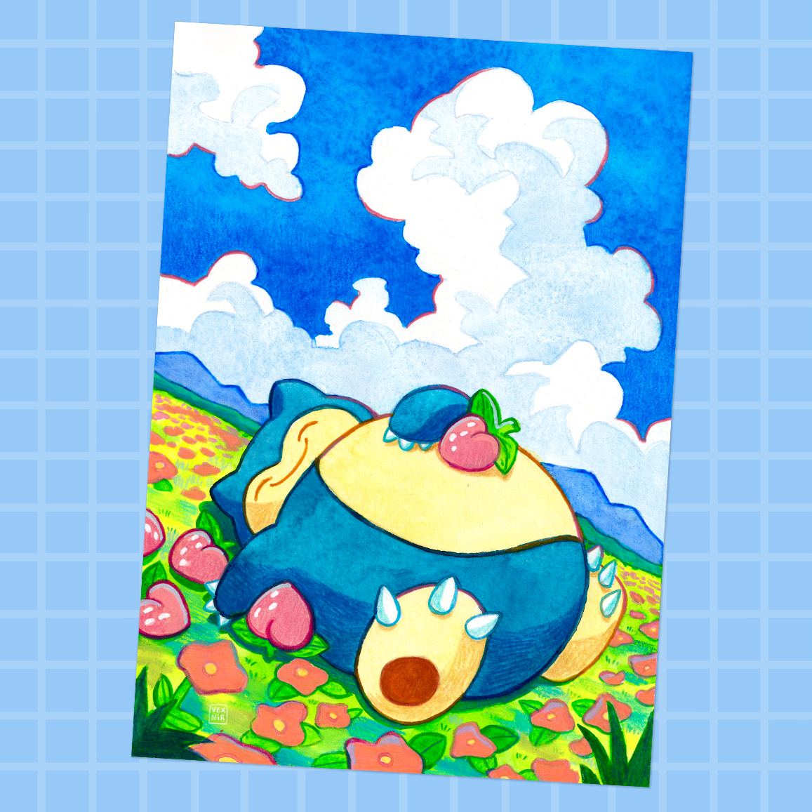 A5 Art Print | Big Nap Time