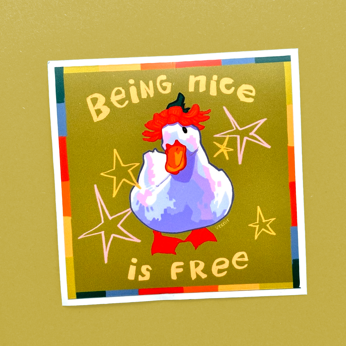 Vinyl Sticker | Duck of Wisdom