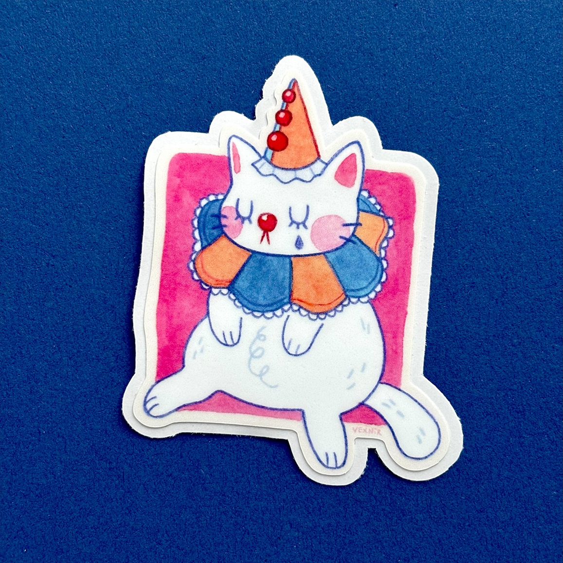 Vinyl Sticker | Sad Clown