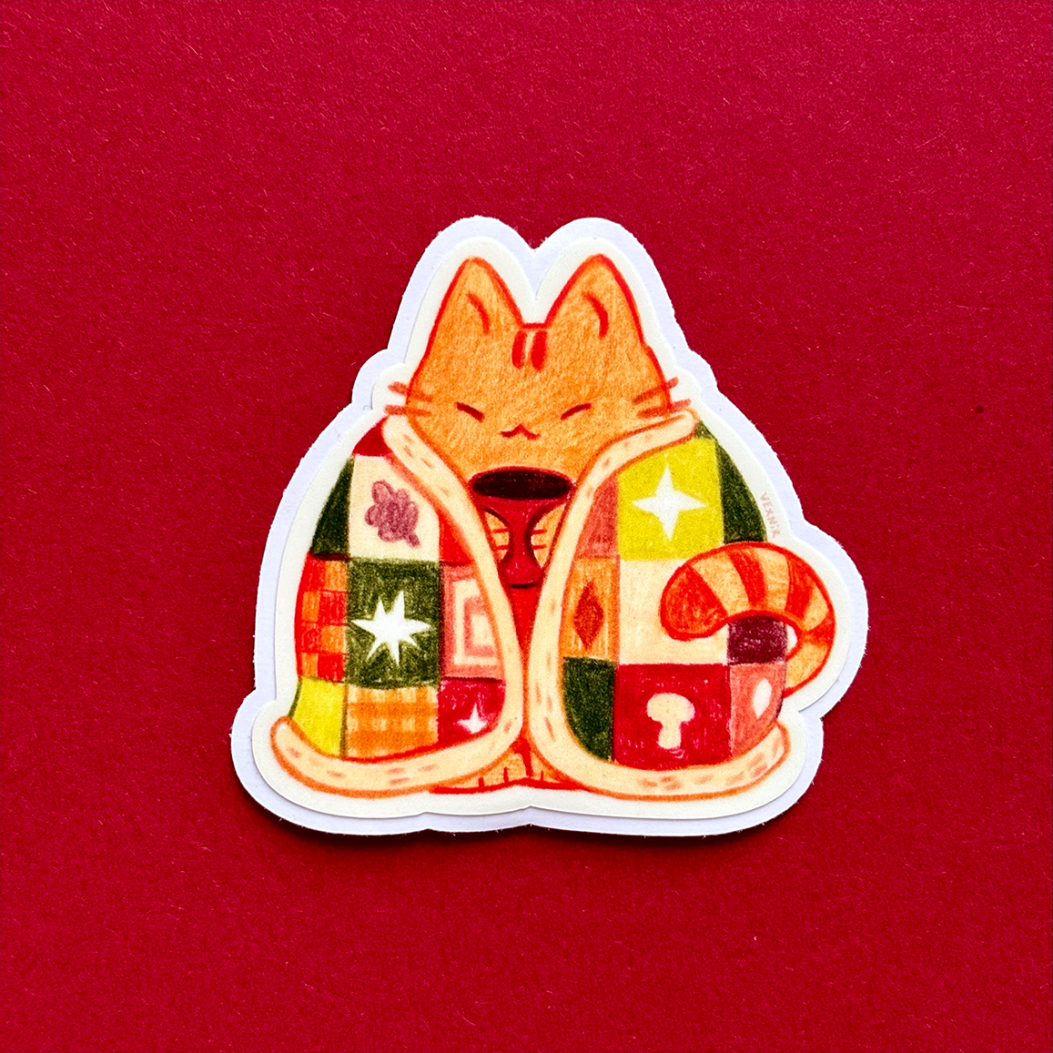 Vinyl Sticker | Cozy Kitty