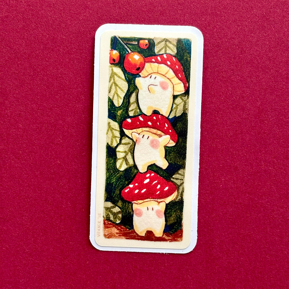 Vinyl Sticker | Mushroom Teamwork