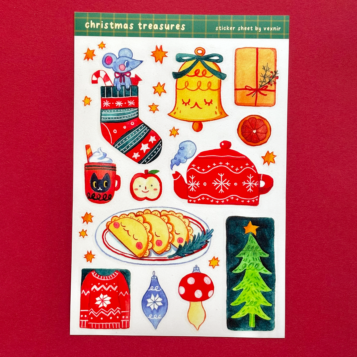 Sticker Sheet | Christmas Treasures